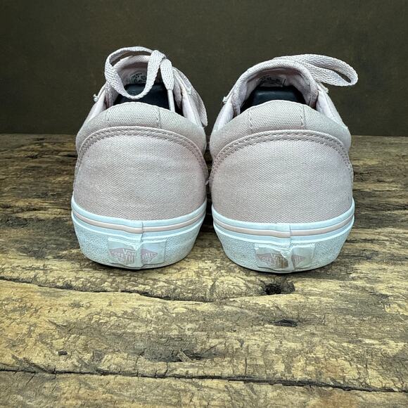 Vans Old Skool Pink Canvas Lace Up Sneakers Women’s 6 EU 38 Classic Skate Shoes - Picture 5 of 7